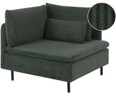Sofa Beliani Kampinis modulis EGERIS tamsiai žalias kordas