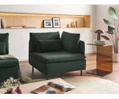 Sofa Beliani Kampinis modulis EGERIS tamsiai žalias kordas