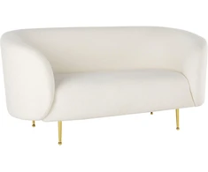 Sofa Beliani LOEN 6 vietų baldų komplektas, boucle audinys, baltas