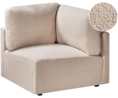 Sofa Beliani MESNALI Boucle smėlio spalvos kampinis modulis