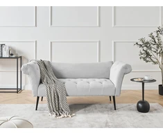 Sofa Beliani NANTILLY gultukas šviesiai pilkos spalvos