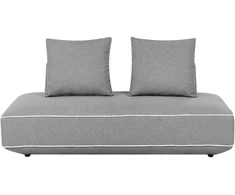 Sofa Beliani Šezlongas SEILLANS Pilkas