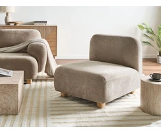 Sofa Beliani Vienvietis modulis AMLI smėlio spalvos