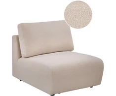 Sofa Beliani Vienvietis modulis „KIVVIK“ su buklė apmušalu, smėlio spalvos