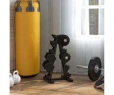 10 hantelių stovas, 5 lygių hantelių stovas, iki 100 kg