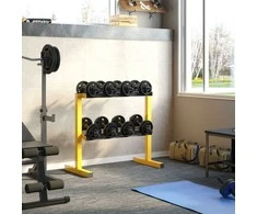Sportnow Hantelių stovas, 2 pakopų iki 270 kg, svorių laikiklis