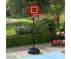 SPORTNOW krepšinio lanko stovas reguliuojamo aukščio krepšinio stovas magnetinė smiginio lenta 129-179 cm