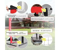 SPORTNOW nešiojamas pickleball tinklo rinkinys, 6,7 m pickleball sistema su tinklu, aikštelės žymėjimo rinkiniu, kamuoliukų rinktuvu, keturiais kamuoliukais ir krepšiu nešiojimui, laukui, įvažiavimui