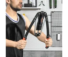 SPORTNOW Reguliuojamas Hidraulinis Rankų Treniruoklis 10-200kg (Power Twister) – Dilbių, Krūtinės ir Pečių Jėgos Treniruotėms Vyrams ir Moterims