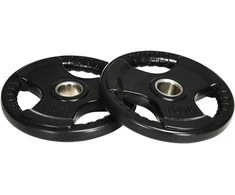 Sportnow Štangos svorių rinkinys, 2 vnt., "Tri-Grip", 2 x 10 kg, 5 cm