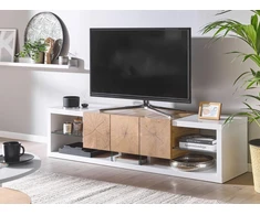TV staliukas Beliani TV spintelė FULERTON balta