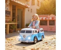 Vaikiškas elektrinis automobilis, 12V vaikiška transporto priemonė su MP3, dvigubo variklio, elektrinė transporto priemonė su garsiniu signalu, švelnus paleidimas, 89x49x41,5 cm, Mėlynas