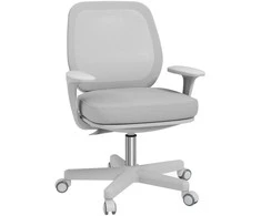 Vinsetto Biuro kėdė, Ergonomiška stalinė kėdė su pasukimo funkcija, Reguliuojamas aukštis 55 x 48 x 82,5–94,5 cm Pilka