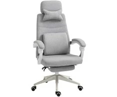 Vinsetto Ergonomiška biuro kėdė su porankiais, atrama kojoms 62 x 68 x 117-127 cm