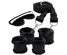 WHIPSMART Pūkuotas Miegamojo Bondage Rinkinys