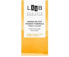 LAAB Tetra-C Yuzu kaukė do ust puddin' formulė Firm &amp; Glow 15g