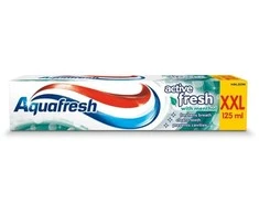 GlaxoSmithKline AQUAFRESH Active Fresh dantų pasta su mentoliu 125 ml (XXL)