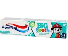 Aquafresh Big Teeth dantų pasta 6-8 metų Paw Patrol 50ml
