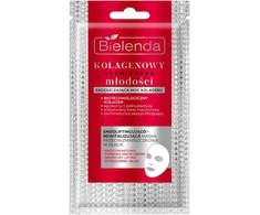 BIELENDA Collagen Youth Stimulator Endolifting ir atgaivinanti kaukė nuo raukšlių