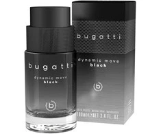 BUGATTI DYNAMIC MOVE Juodas tualetinis vanduo, 100 ml