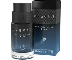 Mėlyna BUGATTI DYNAMIC MOVE Mėlynas tualetinis vanduo, 100 ml