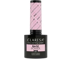 Activeshop Hibridinė gelinio lakavimo bazė Claresa Power Base, 07 rožinis, 5 g