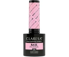 Activeshop Hibridinė gelinio lakavimo bazė Claresa Power Base, 08 rožinis, 5 g