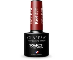 Activeshop Claresa Soak Off UV/LED Raudona 420, 5 g