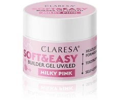 Activeshop Claresa statybinis gelis soft&amp;easy, pieno baltumo 45g