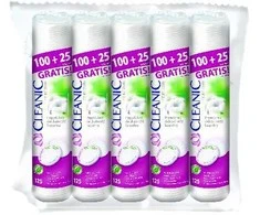 Cleanic Pure Effect kosmetiniai diskeliai, apvalūs 5x125 vnt