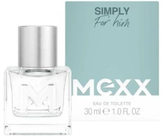 Mexx Simply For Him EDT tualetinis vanduo vyrams, 30 ml