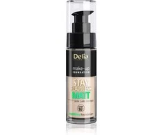 Delia Delia Kosmetika Lik be priekaištų Mat matinis matinis gruntas 16H Nr. 402 Light rusvai gelsvas 30ml