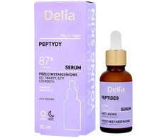 DELIA Serumas veidui, kaklui ir dekoltei Peptides 87% 30 ml