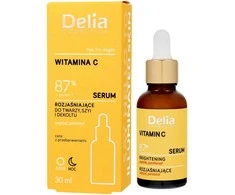 DELIA Serumas veidui, kaklui ir dekoltei Vitaminas C 87% 30 ml