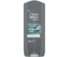 DOVE Men+Care dušo želė 3in1 Eukaliptas + Mėta 400 ml