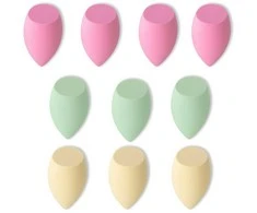 Eu Sandelis 10 makiažo kempinėlių rinkinys PASTEL MINT GB11