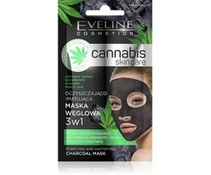 Eveline Cosmetics Drėkinamoji veido kaukė Eveline Cannabis 7 ml