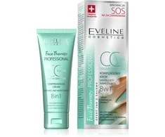 Eveline Cosmetics Eveline Sos CC Kremas 8in1 raminantis ir drėkinantis CC kremas, 30 ml
