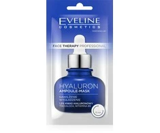 Eveline Cosmetics Face Therapy Professional Drėkinamoji ir lyginamoji ampulinė kaukė su hialurono rūgštimi, 8 ml