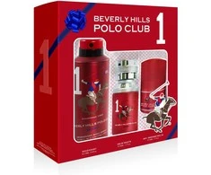 Gift Set Beverly Hills Polo Club: 1982 - Sport 1 Eau De Toilette For Men, 50 ml + 1982 - Sport 1 Anti-Perspirant Dezodorantas Purškiklis For Men, 175 ml + 1982 - Sport 1 Anti-Perspirant Dezodorantas Roll-On For Men, 50 ml