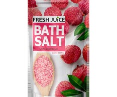 Fresh Juice Šviežių sulčių ličių ir rambutano regeneruojamoji vonios druska, 500g