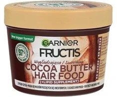 Garnier Fructis Cocoa Butter Hair Food lyginamoji kaukė slenkantiems ir nepaklusniems plaukams 400ml