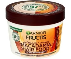 Garnier Fructis Macadamia Hair Food glotninanti kaukė sausiems ir nepaklusniems plaukams 400ml