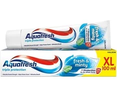 AQUAFRESH Triple Protection dantų pasta Fresh &amp; Minty 100 ml (XL)