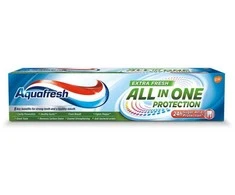 GSK AQUAFRESH makaronai VIENA PROTECT Baltas 100 M