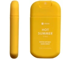 HISKIN Hot Summer Citrus rankų dezinfekcinis purškalas 30 ml