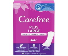 Carefree Plus Large Light Scent higieniniai įklotai 48 vnt.