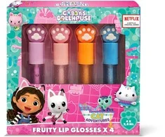 KIDS Gabby`s Dollhouse lūpų blizgių rinkinys, 1 pakuotė - 4 vnt.