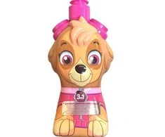 Nickelodeon Europe Distribution PAW PATROL dušo želė ir šampūnas su kondic. 3in1 Skye 3D, 400 ml