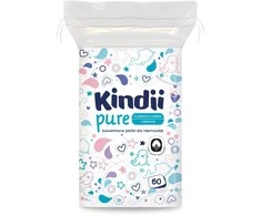 Kosmetikos įklotai Kindii Baby Sensitive 60 vnt.